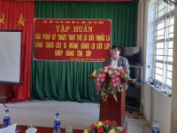Hội nghị tập huấn giải pháp sáng tạo kỹ thuật tại xã Đa Thông, huyện Hà Quảng