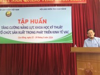 Hội Làm vườn Việt Nam (VACVINA) Tổ chức tuyên truyền tập huấn Kỹ thuật  tại tỉnh Cao Bằng